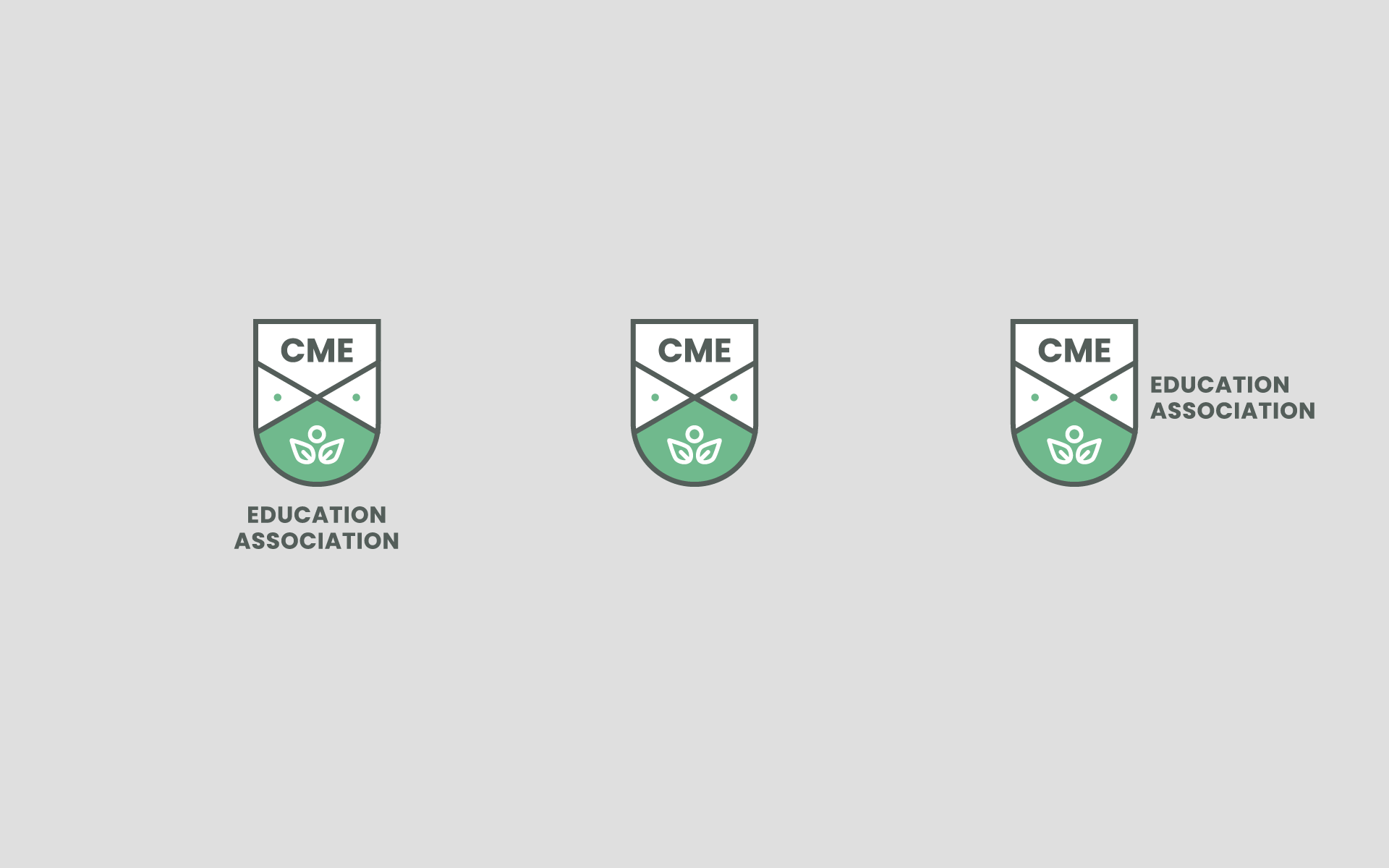 CME Education Association Logo Composition
